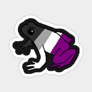 Pixel Asexual Frog Magnet