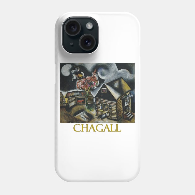 Rain (1911) by Marc Chagall Phone Case by Naves