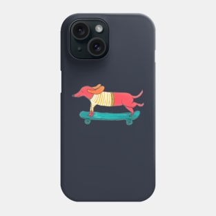 Skateboarding Dog Phone Case