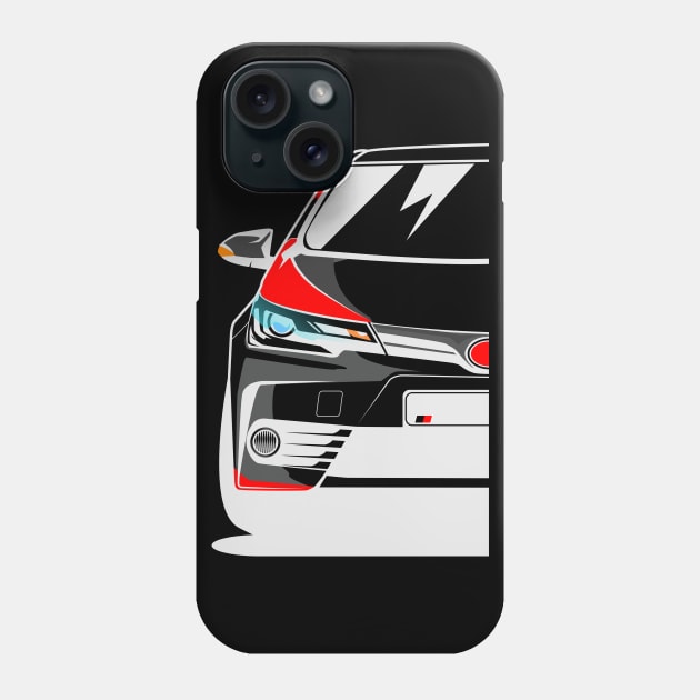 Corolla Altis GR Gazoo Racing Phone Case by gaplexio