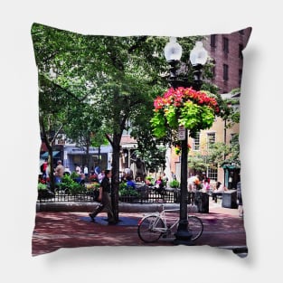 Boston MA - Irish Famine Memorial Park Pillow