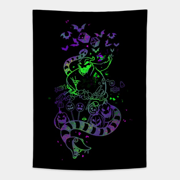 Oogie Boogie's Creeps & Crawls Tapestry by SkprNck