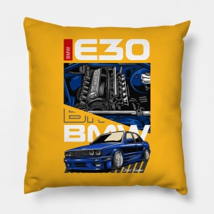 BMW E30 Iconic Design Pillow