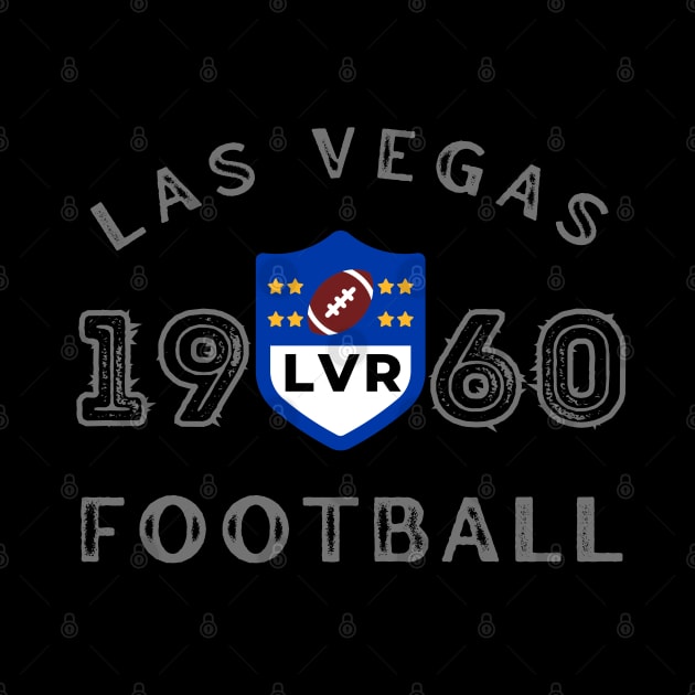 Las Vegas Football Vintage Style by Borcelle Vintage Apparel 