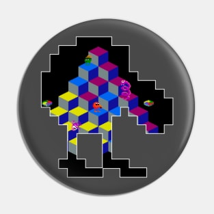 Q*bert Tribute Pin