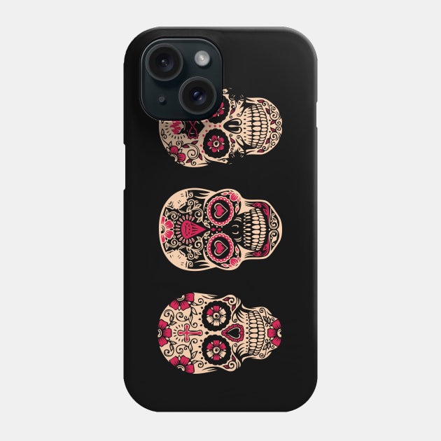 Calavera Phone Case by rmtees