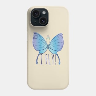 Butterfly Blue Phone Case