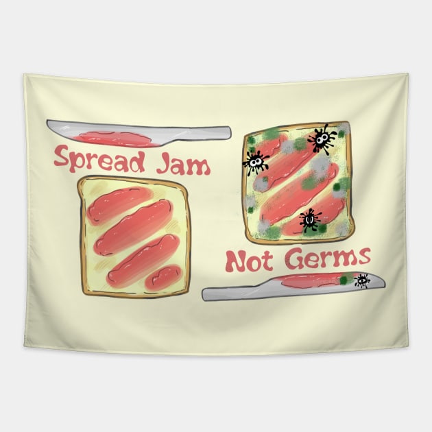 Spread Jam Tapestry by Madblossom