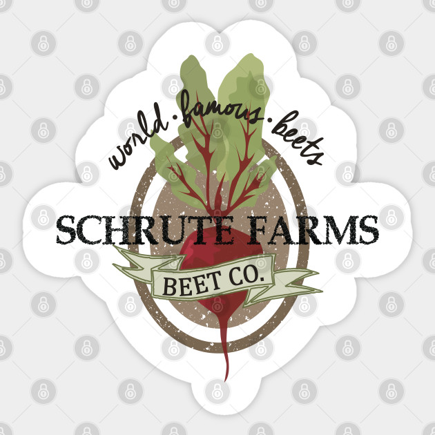 Schrute Farms The Office Sticker Teepublic