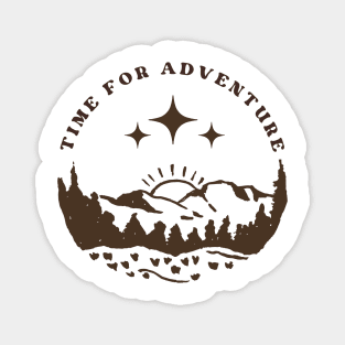 Unleash Wanderlust: Time for Adventure Magnet