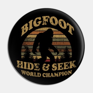 VINTAGE -  BIGFOOT HIDE AND SEEK champions Pin