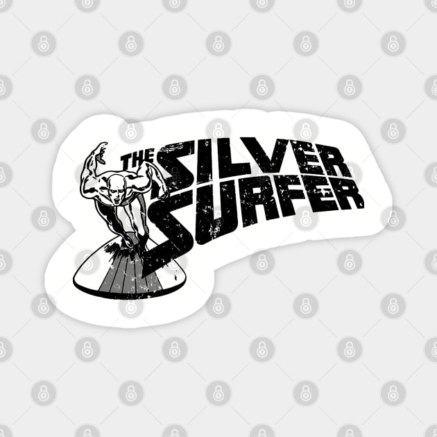 The Silver Surfer Magnet by Serpentschron