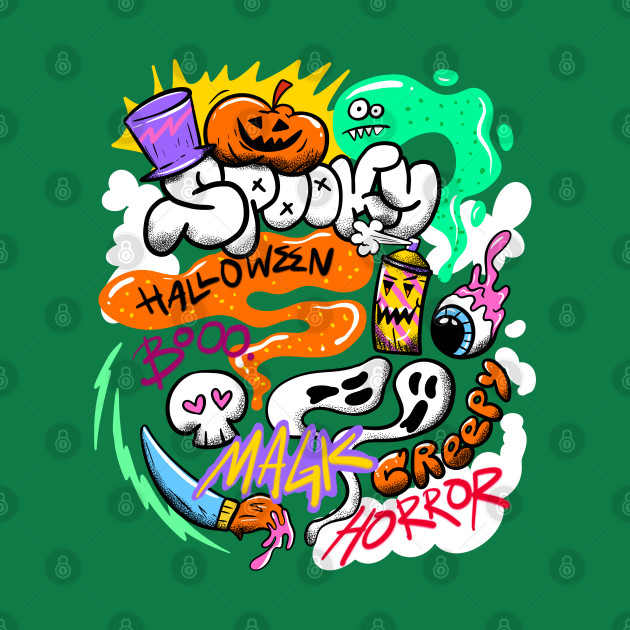 Halloween Graffiti by yogisnanda