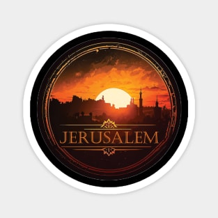 Old city of Jerusalem Magnet