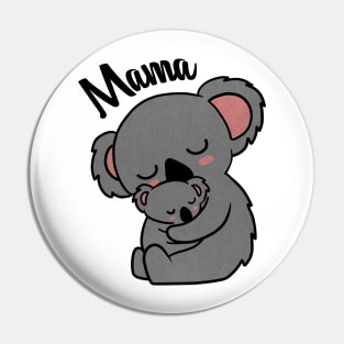 Cute Koala Bear Mama with Cub Pin