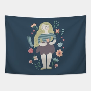 Nature Lady Tapestry