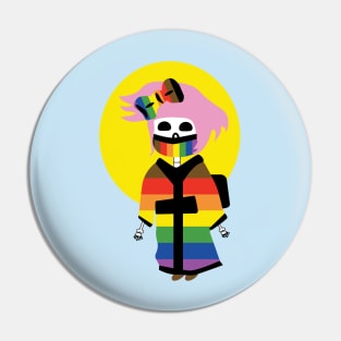 Pride Geisha with Mask Pin