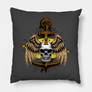 Skulls Death Pirate Pillow