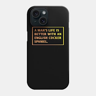 English cocker Spaniel Phone Case