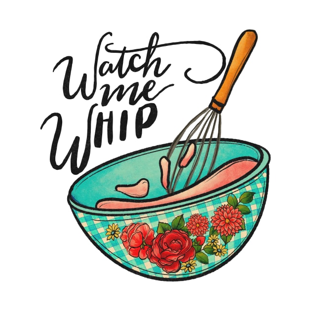 watch me whip vintage kitchen art by Ballari