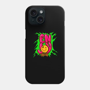 Smiley Graffiti Enjoy Life Phone Case