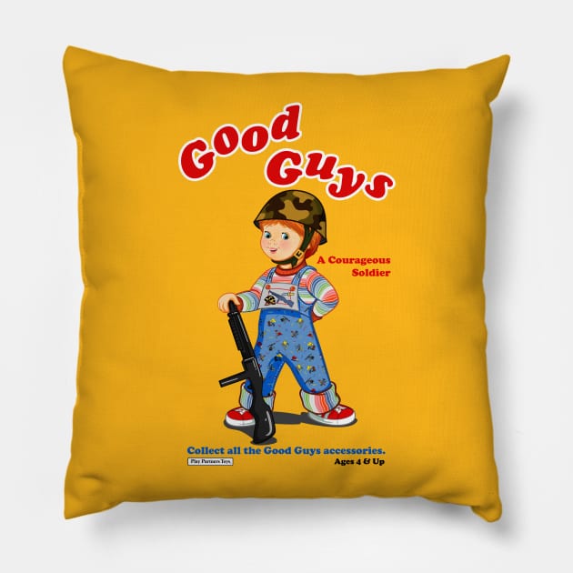 Good Guys - Soldier - Child's Play - Chucky Pillow by Ryans_ArtPlace