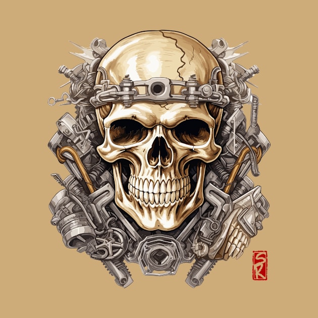 Metal skull by siriusreno