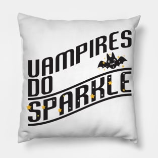 Vampires Sparkle Pillow