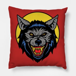 Retro Werewolf Pillow