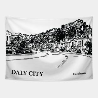 Daly City California Tapestry