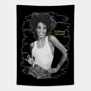 Whitney Houston | brush art Tapestry