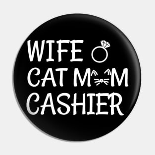 wife cat mom cashier Pin