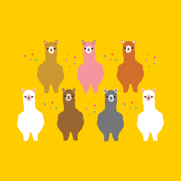 The Alpacas III by littleoddforest