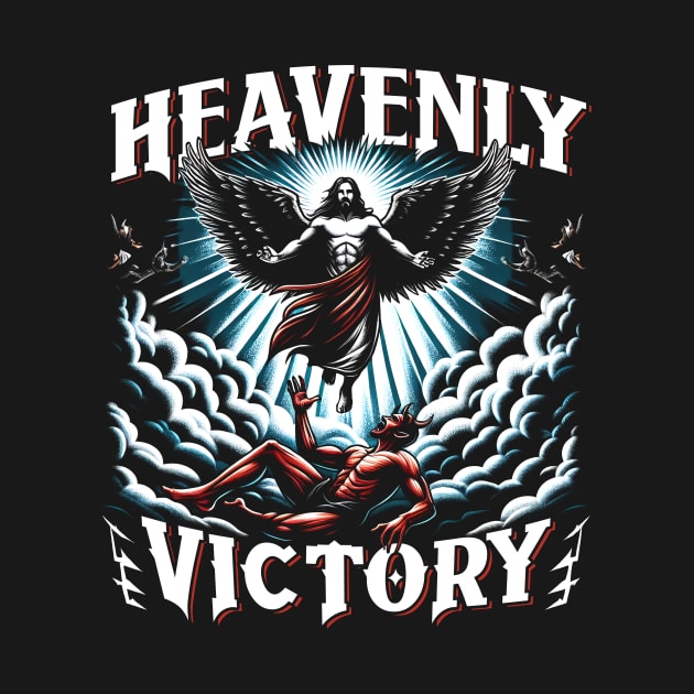 Heavenly Victory, Jesus ultimate victory over evil by ArtbyJester