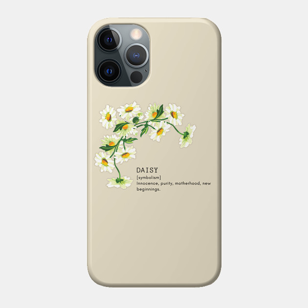 Daisy Flower - symbolism - Symbolism - Phone Case