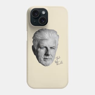 MICHAEL MCDONALD BLACK WHITE Phone Case