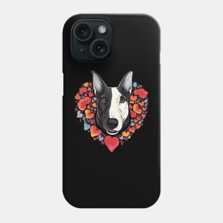 Bull Terrier Valentine Day Phone Case