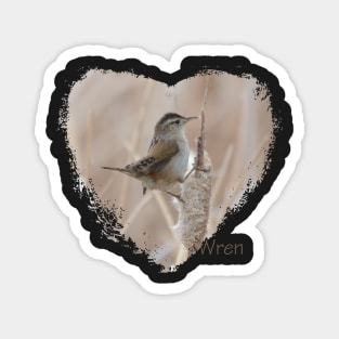 Wren Heart Magnet