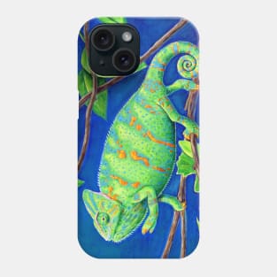 Veiled Chameleon Phone Case