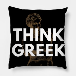 think greek Pillow