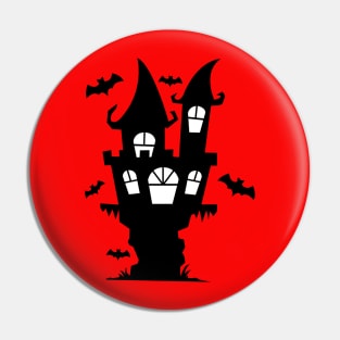 halloween fun spooky castle Pin