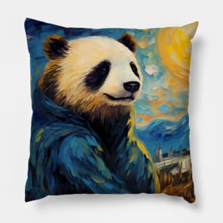 Vincent Van Panda Pillow