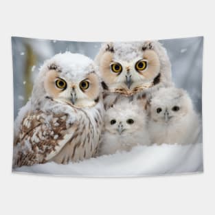 Owl Animal Bird Beauty Freedom Wilderness Enchanting Tapestry