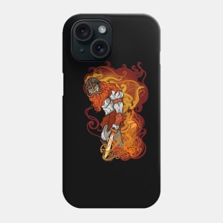 Raging Inferno: Fire Giant Surtr Design Phone Case