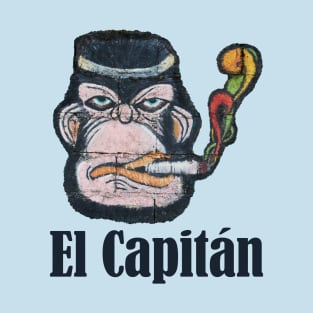 El Capitan Cool Monkey Leader Job Self-employed Startup Gift T-Shirt