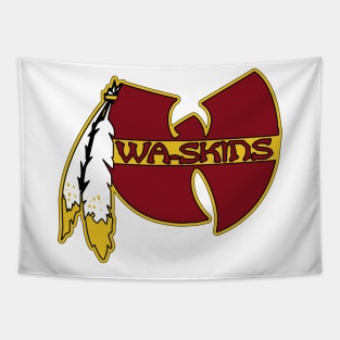 Washington Redskins - WA-SKINS Football Mashup Tapestry