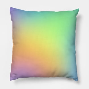 Soft Multicolor Blur Pillow