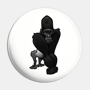 Silverback Gorilla Pin