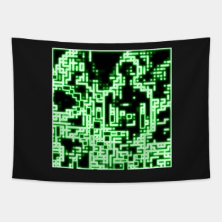 Neon abstract Tapestry