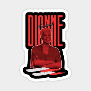 Dionne warwick///70s retro style Magnet